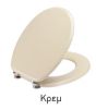Κάλυμμα Λεκάνης WC Βακελιτικό B.Τ Κρεμ 37x38-43cm Kerafina Όλυμπος-Ιθάκη, Ideal Standard Μπαχάμα Elvit 0044-crem