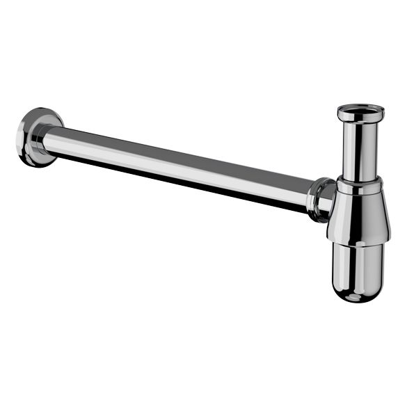 Horus Compléments Classic Collection - Bottle Trap Pipe L. : 400 Mm - Matt Nickel 00.250-NM