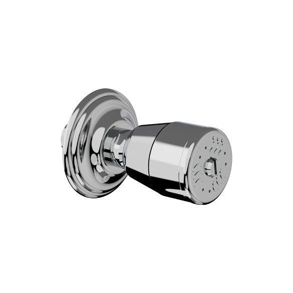 Horus Ascott Classic Collection - Side Shower “massage Jet” Indicative Flow Rate 5,3 L/mn At 3 Bars - Chrome 00.573-CH