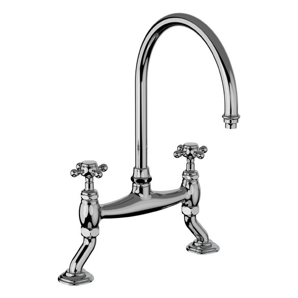 Horus Julia Victoria Julia Victoria Classic Collection - 2-hole Kitchen Mixer / No Waste - Chrome 01.141-CH