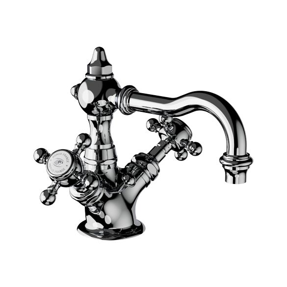 Horus Julia Victoria Julia Victoria Classic Collection - Monobloc Basin Mixer with Pop-up Waste - Matt Nickel 01.208-NM