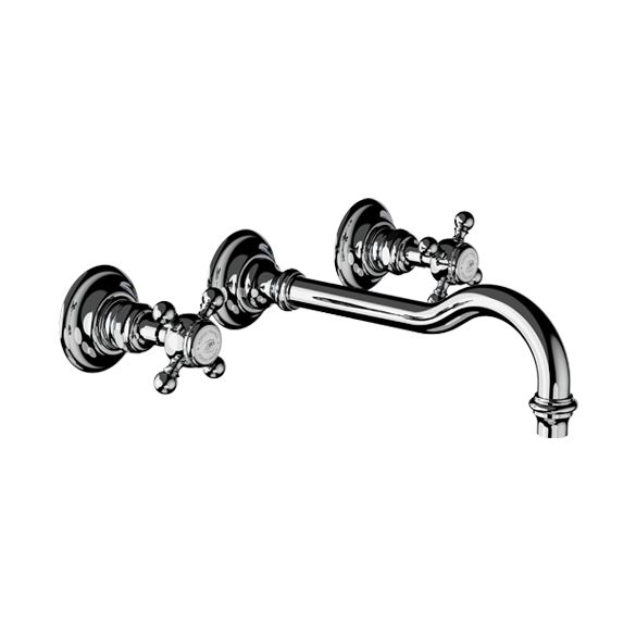 Horus Julia Victoria Julia Victoria Classic Collection - Concealed 3 Hole Basin Set - Polished Nickel 01.263-NB
