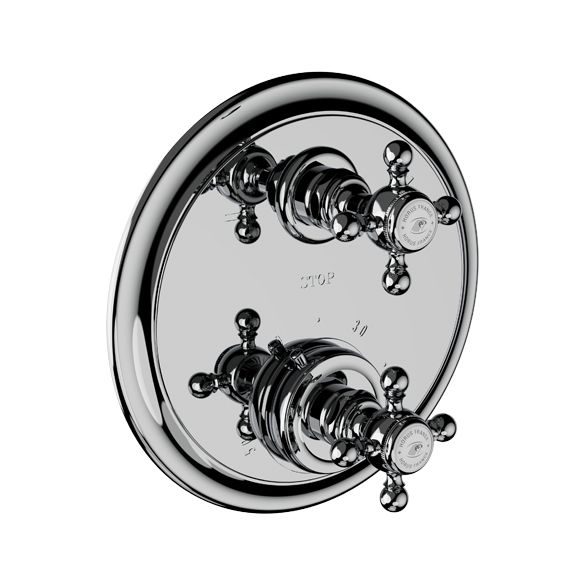 Horus Julia Victoria Julia Victoria Classic Collection - Trim for Thermostatic Mixing Valve Réf. 92.593 - Polished Nickel 01.502-NB