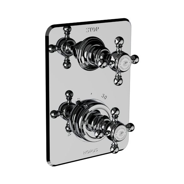 Horus Julia Victoria Julia Victoria Classic Collection - Trim for Thermostatic Mixing Valve Réf. 93.593 - Matt Nickel 01.508-NM