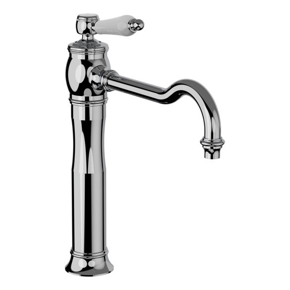 Horus Julia Victoria Julia Victoria Classic Collection - Single Lever Kitchen Mixer, Swivel Spout / No Waste - Polished Nickel 01.703-NB