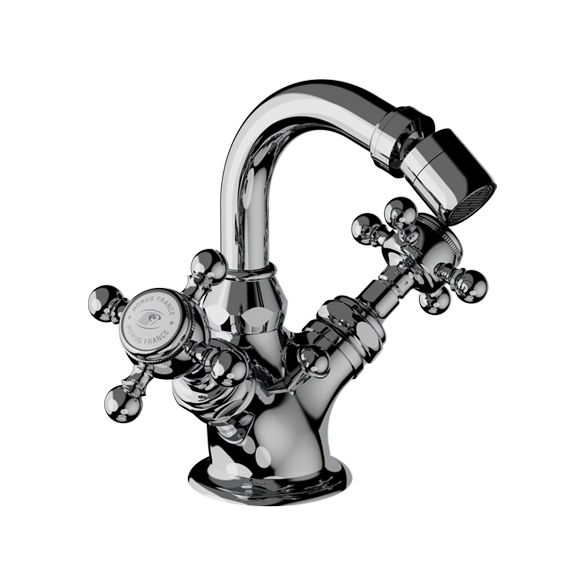 Horus Éloise Classic Collection - Monobloc Bidet Mixer - Polished Nickel 02.311-NB