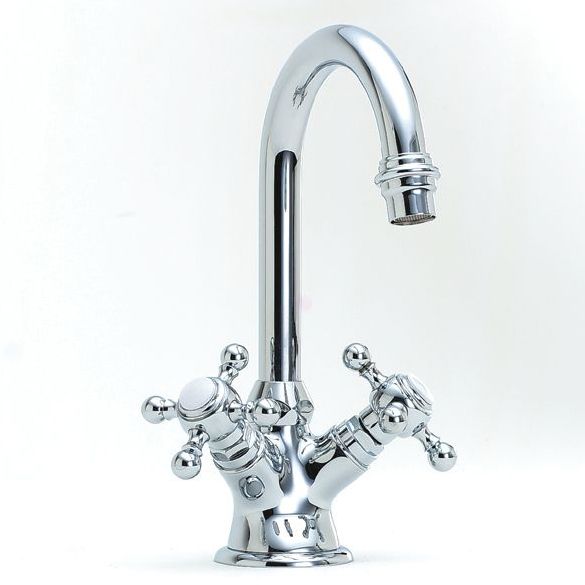 Horus Lave-mains Classique Classic Collection - Mini Mono Mixer Deck Mounted - Chrome 02.662-CH
