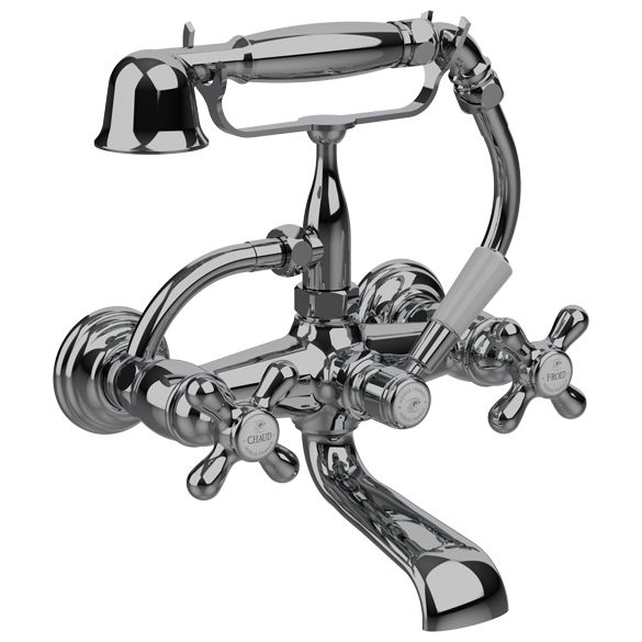 Horus Elsa Softness and Shyness Elsa Classic Collection - Complete Wall Bath / Shower Mixer - Matt Nickel 04.434-NM