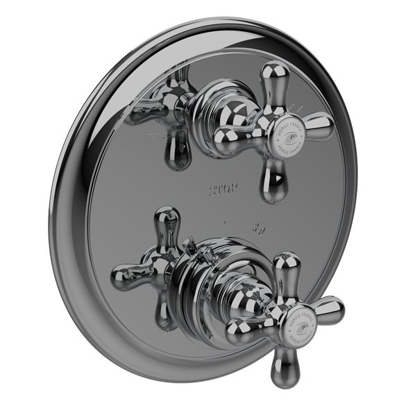 Horus Elsa Softness and Shyness Elsa Classic Collection - Trim for Thermostatic Mixing Valve Réf. 92.599 - Matt Nickel 04.529-NM