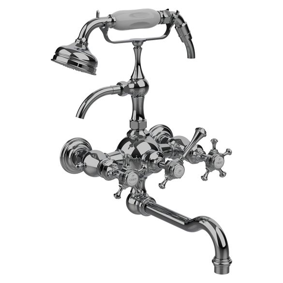 Horus Anthea Classic Collection - Complete Wall Bath / Shower Mixer - Chrome 06.434-CH