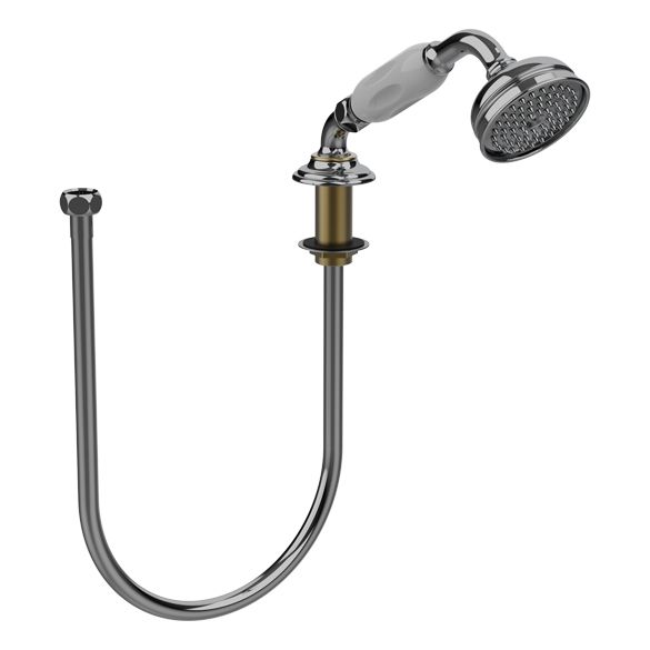 Horus Anthea Classic Collection - Deck Mounted Pull-up Handset & Flexible 200 Cm - Polished Nickel 06.477-NB