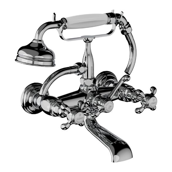 Horus Montmartre Classic Collection - Complete Wall Bath / Shower Mixer - Matt Nickel 07.424-NM