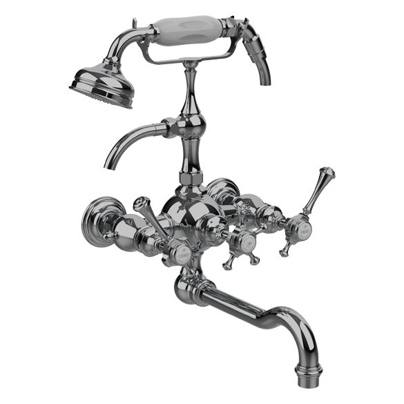 Horus Anthea Classic Collection - Complete Wall Bath / Shower Mixer - Matt Nickel 10.434-NM