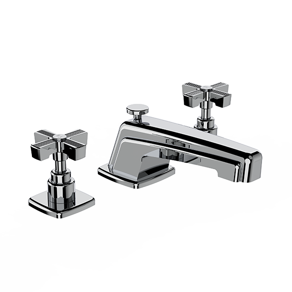 Horus Zéphyr Classic Collection - 3 Hole Basin Set with Pop-up Waste - Matt Nickel 16.260-NM