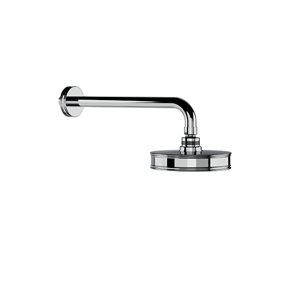 Horus Zéphyr Classic Collection - Shower Head Ø 145 Mm with Arm, Wall Mounted - Ice White 16.536-BI