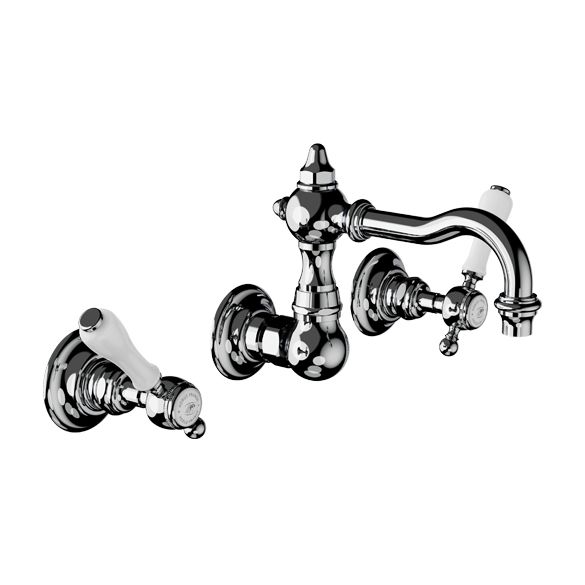 Horus Julia Victoria Julia Victoria Classic Collection - Concealed 3 Hole Basin Set with Waste, No Plug - Chrome 19.262-CH