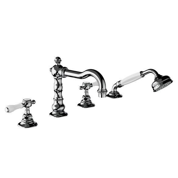Horus Julia Victoria Julia Victoria Classic Collection - 4 Hole Deck Bath - Chrome 19.466-CH