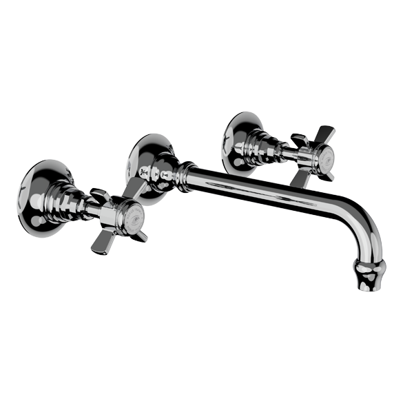 Horus Coventry Classic Collection - Concealed 3 Hole Basin Set - Polished Nickel 28.263-NB