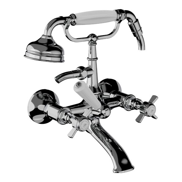 Horus Coventry Classic Collection - Complete Wall Bath / Shower Mixer - Chrome 28.414-CH