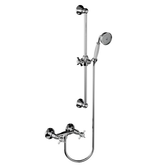 Horus Coventry Classic Collection - Complete Wall Shower Mixer - Polished Nickel 28.516-NB