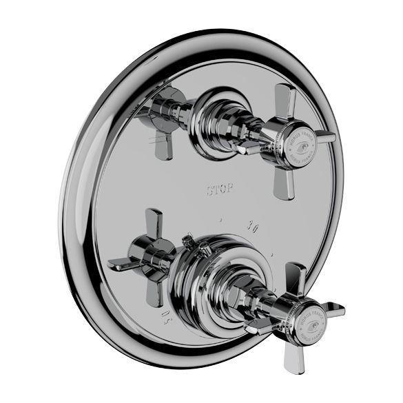 Horus Coventry Classic Collection - Trim for Thermostatic Mixing Valve Réf. 92.599 - Matt Nickel 28.529-NM