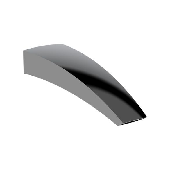 Horus Nouvelle Vague “part of Contemporary Collection - Wall Mounted Spout for Tub - Metal Gun 40.471-CF