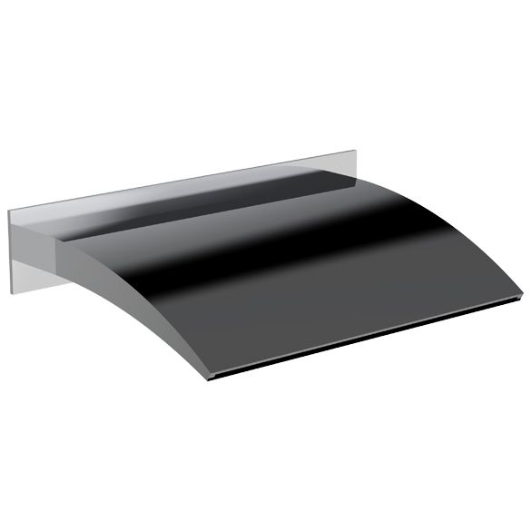 Horus Nouvelle Vague “part of Contemporary Collection - Cascade Wall Mounted Spout for Tub - Satin Brass 40.472-LS