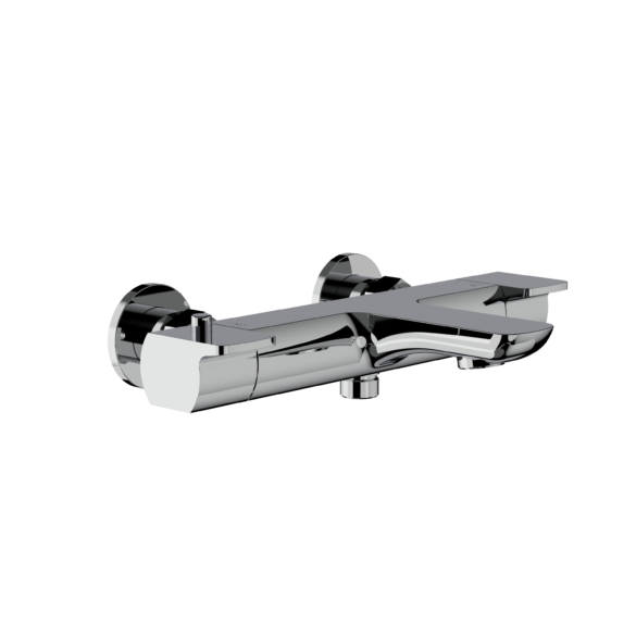 Horus Echo Equinox316 Collection - Exposed Thermostatic Wall Bath-shower Mixer - Metal Gun 43.483.E2-CF