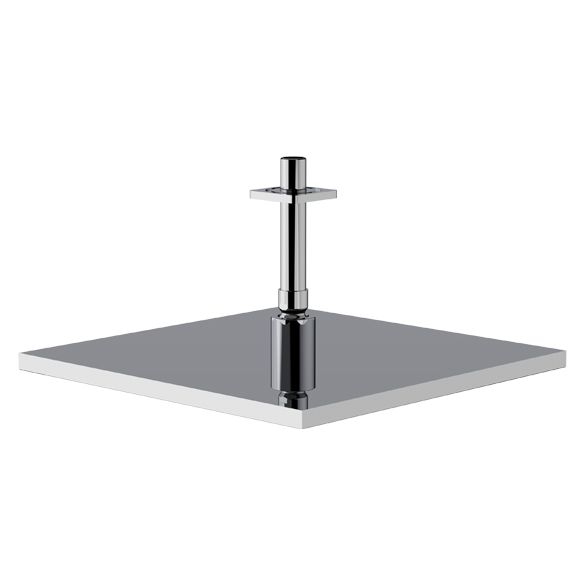 Horus Naja Contemporary Collection - Stainless Steel Shower Head 250 X 250 Mm, Thickness 14 Mm / Ceiling Installation - Chrome 43.538-CH
