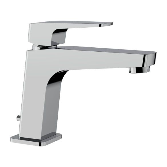 Horus Echo Equinox316 Collection - Single Lever Basin Mixer with Automatic Pop up Waste - Satin Brass 43.778.E2-LS