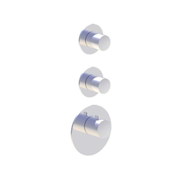 Horus Minoé Contemporary Collection - Trim for Thermostatic Mixer - Chrome 47.522-CH