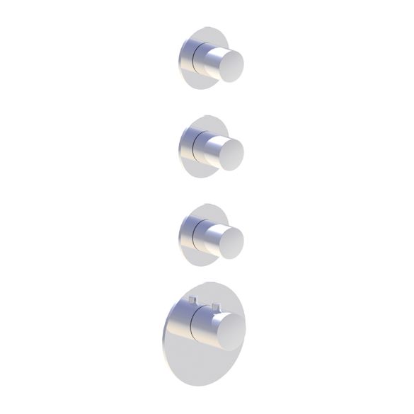 Horus Minoé Contemporary Collection - Trim for Thermostatic Mixer - Chrome 47.523-CH