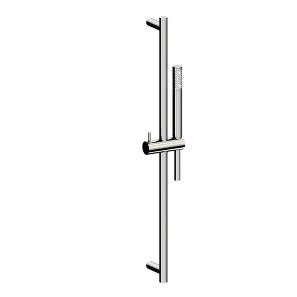 Horus Minoé Contemporary Collection - Wall Shower Set with Handspray, Flexible, Rail - Metal Gun 47.542-CF