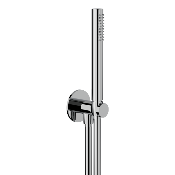 Horus Minoé Contemporary Collection - Inlet Wall Mounted Handshower Hook - Satin Brass 47.590-LS