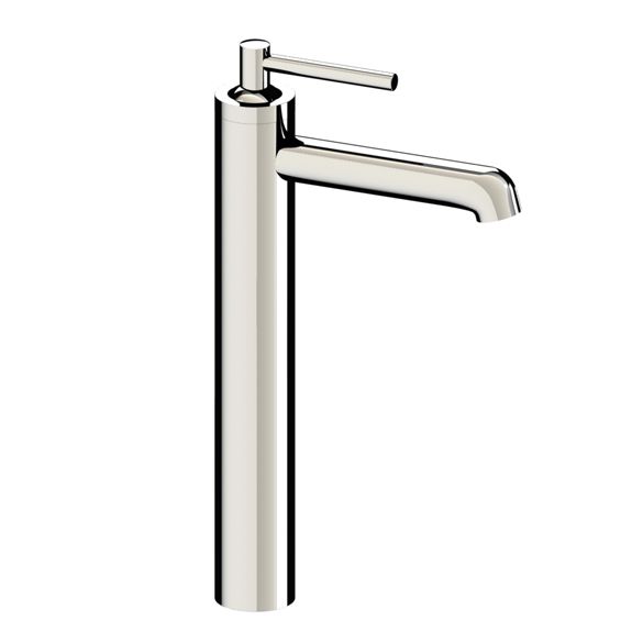 Horus Minoé Contemporary Collection - Single Lever Basin Mixer - Extended Version, with up and down Drain - Metal Gun 47.719-CF