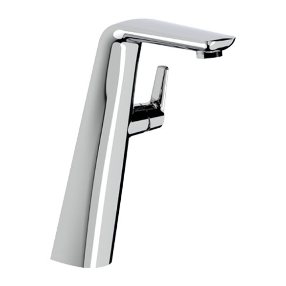Horus Naja Contemporary Collection - Single Lever Basin Mixer Extended - Satin Brass 48.719-LS