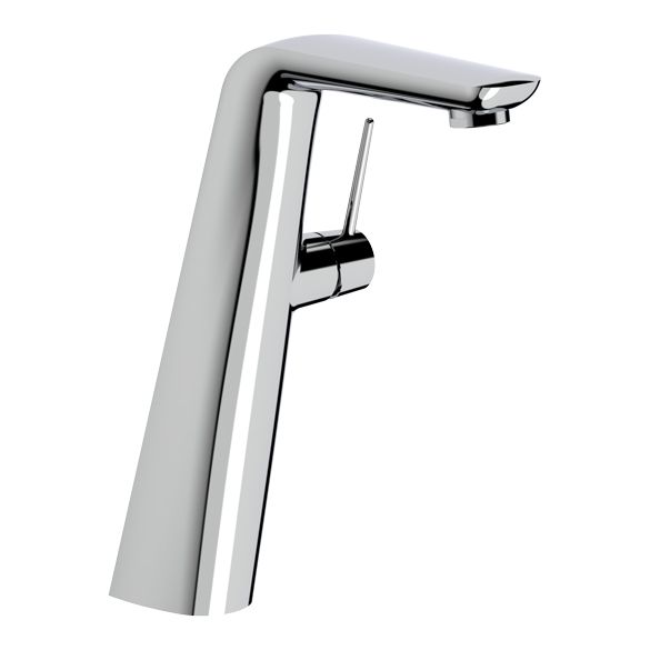 Horus Naja Contemporary Collection - Single Lever Basin Mixer Extended - Satin Brass 48.779-LS