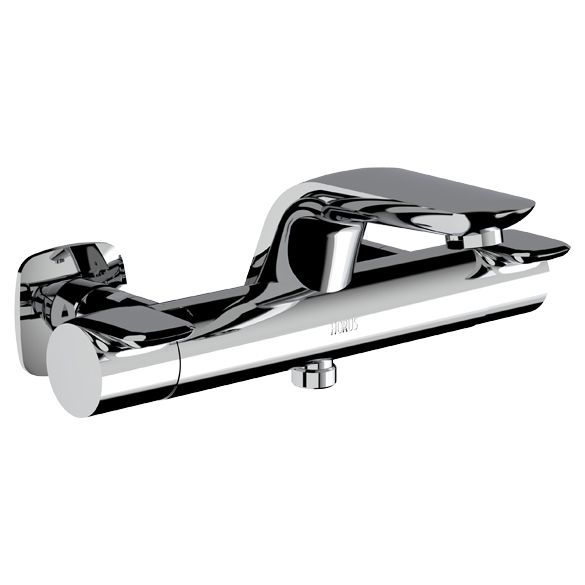 Horus Naja Contemporary Collection - Wall Bath-shower Mixer - Matt Black 48.784-NO