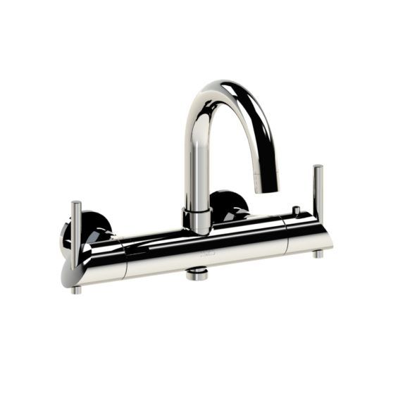 Horus Minoé Contemporary Collection - Complete Exposed Thermostatic Wall Bath-shower Mixer - Metal Gun 49.784-CF