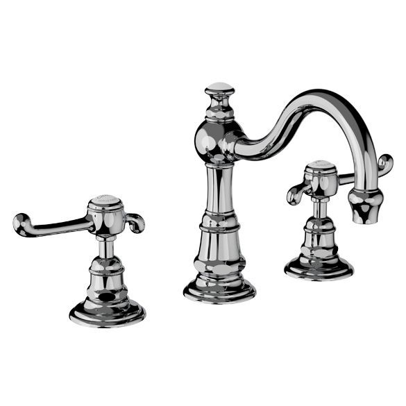 Horus Montmartre Classic Collection - 3 Hole Basin Set with Pop-up Waste, Flexible Hoses - Chrome 50.260-CH