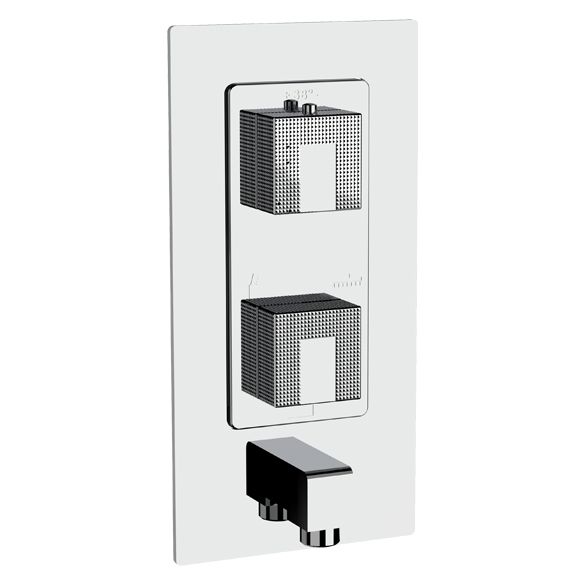 Horus Myriad Contemporary Collection - Trim for Concealed Thermostatic Mixing - Private: Chrome / Myriad 55.504-CH