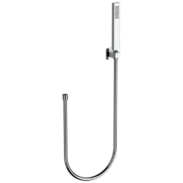 Horus Myriad Contemporary Collection - Wall Shower Set with Solidbrass Handshower - Private: Chrome / Myriad 55.582-CH