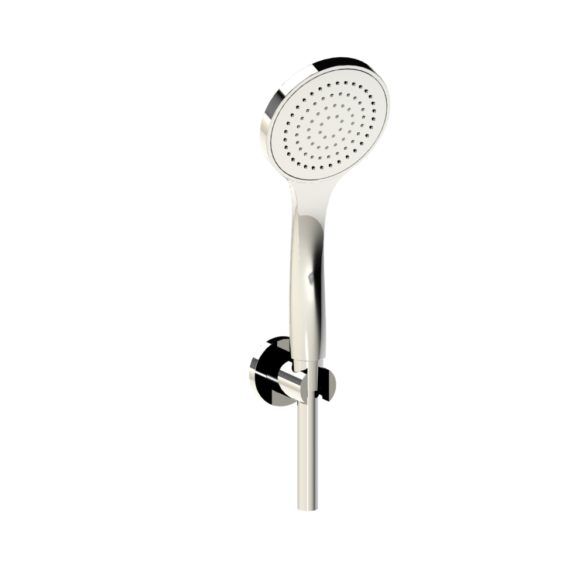 Horus Canopée Contemporary Collection - Shower Rail with Brass Handshower on Sliding Part and Flexible Hose - Matt Black 60.582-NO