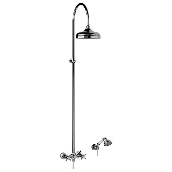 Horus Ascott Classic Collection - Complete Wall Shower Mixer - Chrome 62.544-CH
