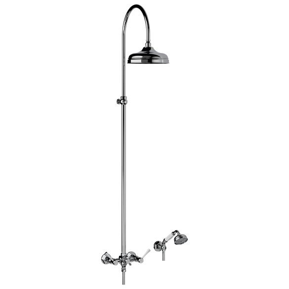 Horus Ascott Classic Collection - Complete Wall Shower Mixer - Polished Nickel 65.544-NB