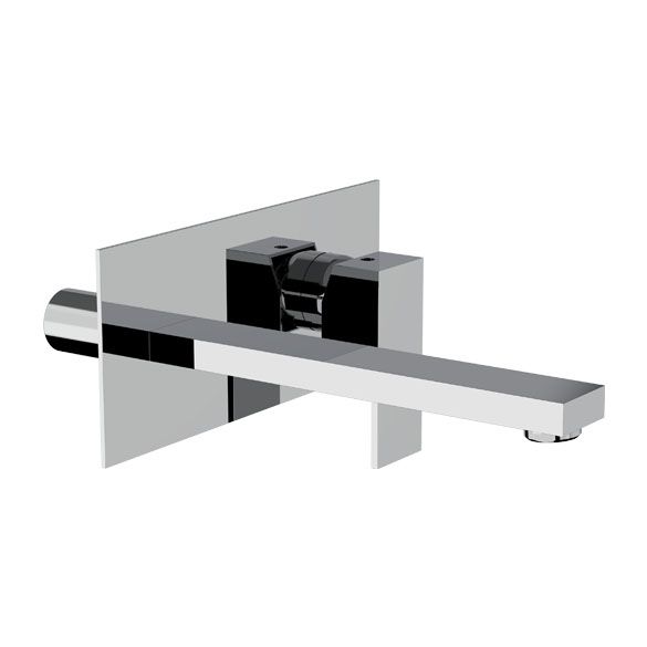 Horus Philae Equinox316 Collection - Concealed Wall Single Lever Basin Mixer - Satin Brass 80.763.E2-LS