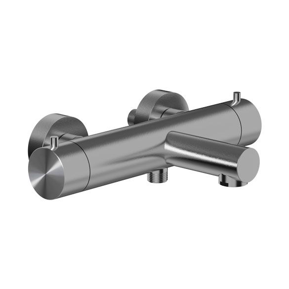 Horus Equinox316 Equinox316 Collection - Wall-mounted Thermostatic Shower Mixer - Stainless Steel 316 81.784-IX