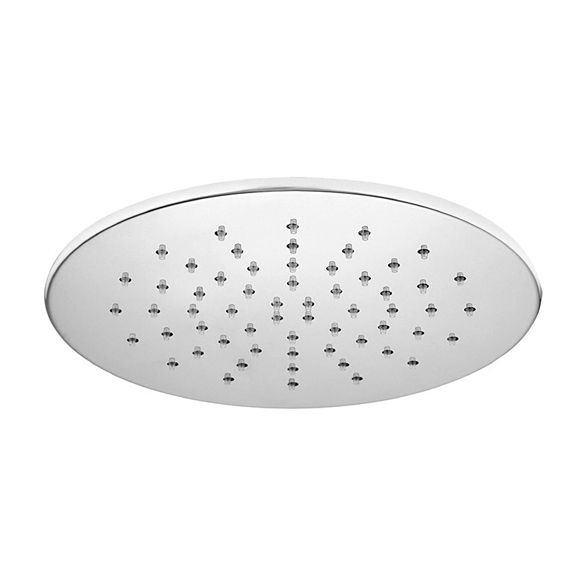 Horus Nouvelle Vague “part of Contemporary Collection - Shower Head Ø 300 Thickness 8,5 Mm Anti Limestone Nozzles Without Arm - Matt Black 82.007-NO