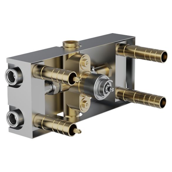 Horus Ascott Classic Collection - Concealed Thermostatic Mixing with Insert Box - Private: Technical Basic Raw Materials 92.584-BT