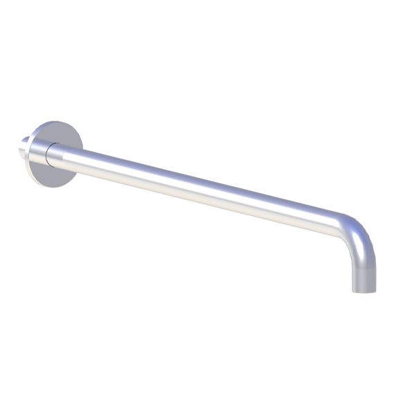 Horus Nouvelle Vague “part of Contemporary Collection - Wall Arm L. 480 Mm + Round Design Flange - Chrome 92.946-CH